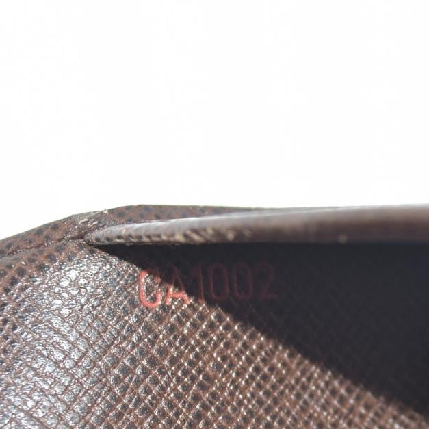 Louis Vuitton  Damier Ebene Small Ring Agenda Cover CA1002