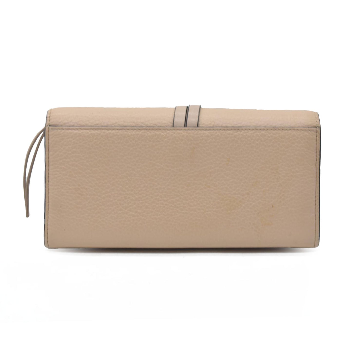 $495 Chloe Alphabet Leather Bifold Long Wallet