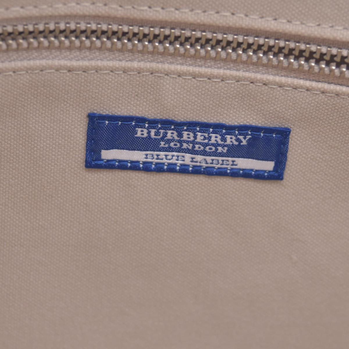 Burberry Blue Label Pink Canvas Tote Bag CONSIGNMENT