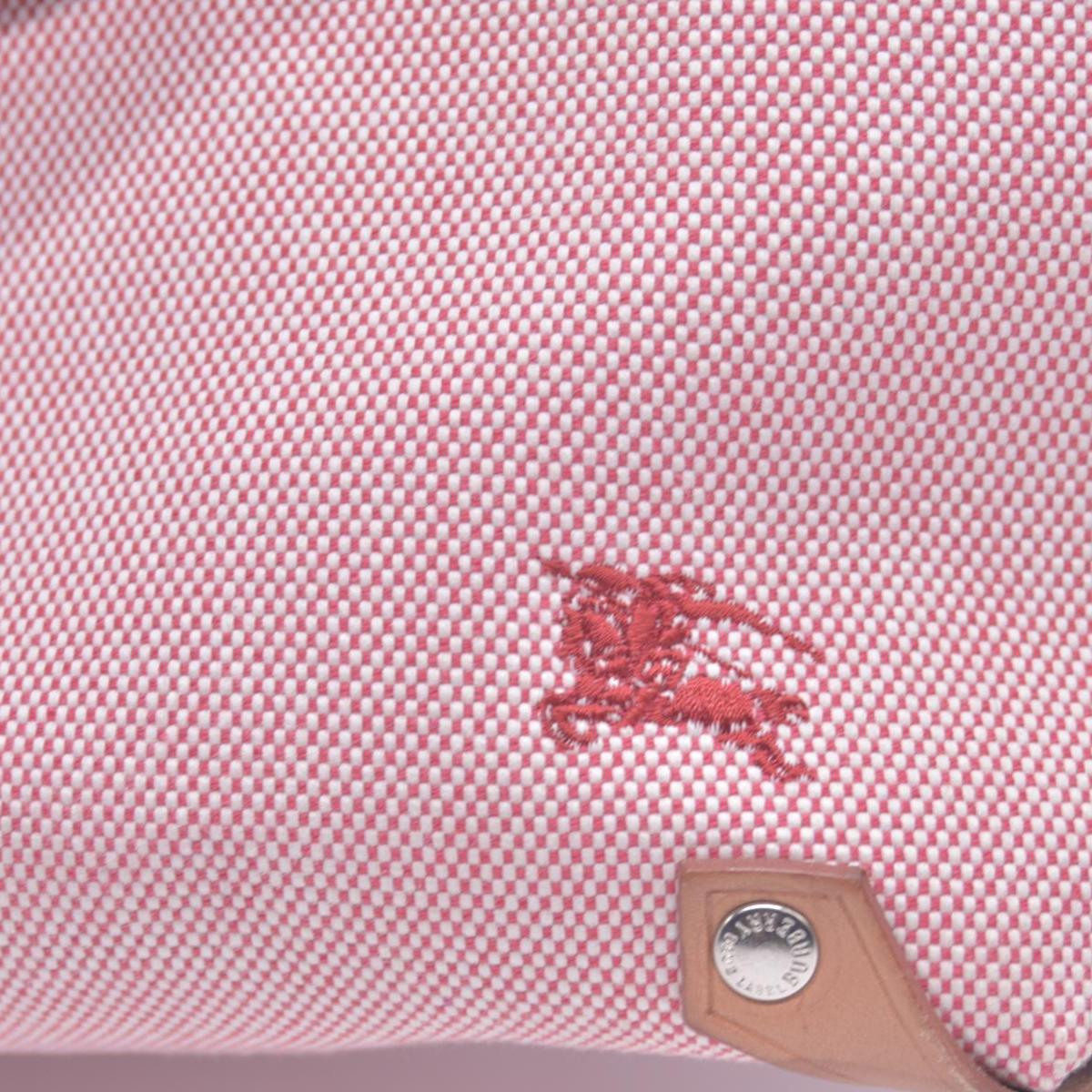 Burberry Blue Label Pink Canvas Tote Bag CONSIGNMENT