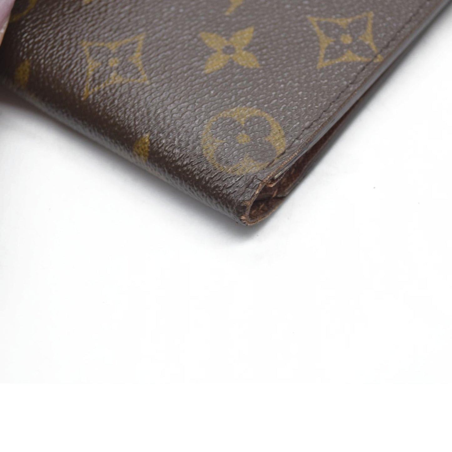 $545 Louis Vuitton Monogram Bifold Marco Wallet CA0035 CONSIGNMENT 2005