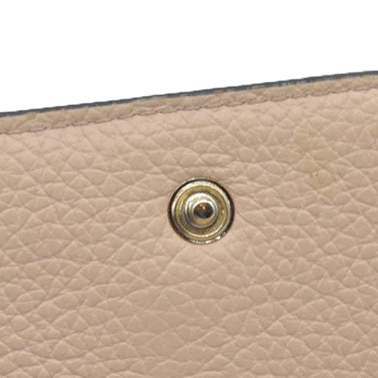 $495 Chloe Alphabet Leather Bifold Long Wallet
