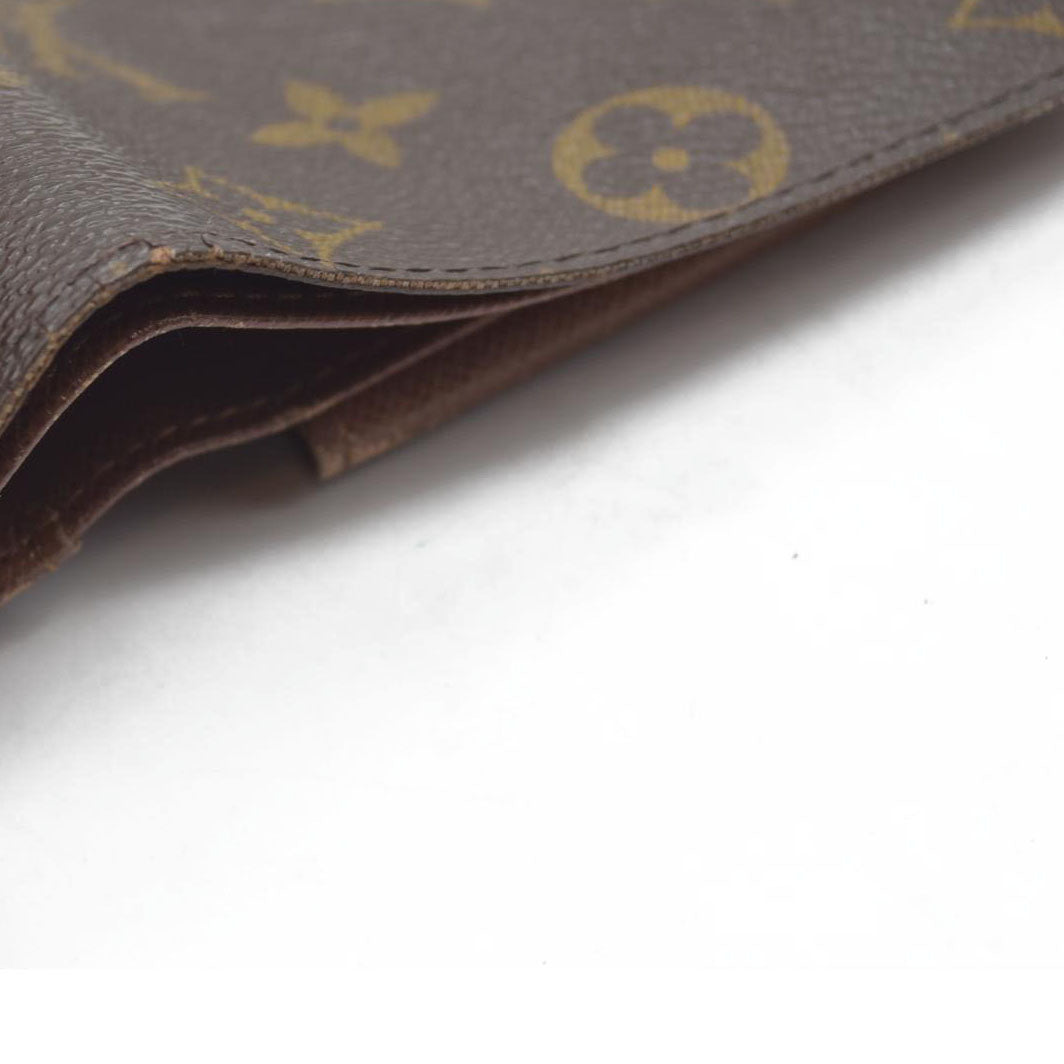 $545 Louis Vuitton Monogram Bifold Marco Wallet CA0035 CONSIGNMENT 2005