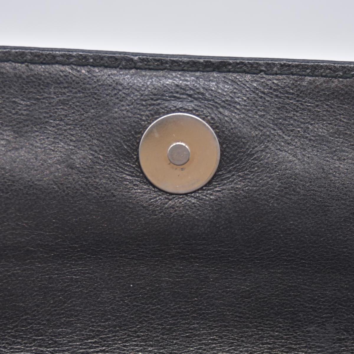 $850 SALVATORE FERRAGAMO Smooth Calfskin Logo Flap Crossbody Bag Black CONSIGNMENT 10021196