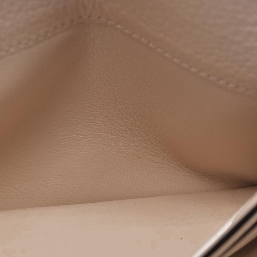 $495 Chloe Alphabet Leather Bifold Long Wallet