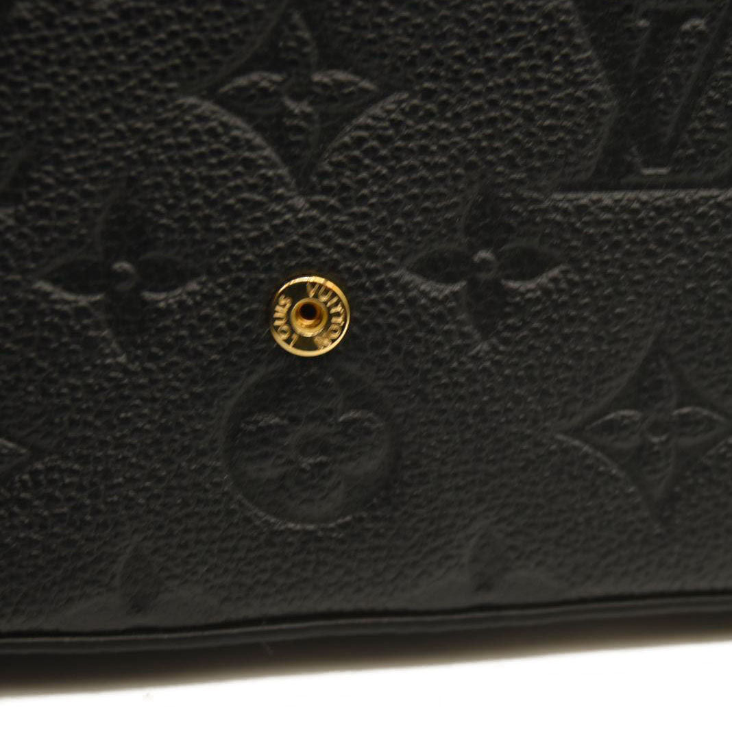 Louis Vuitton  Empreinte Pochette Felicie Chain Wallet Black