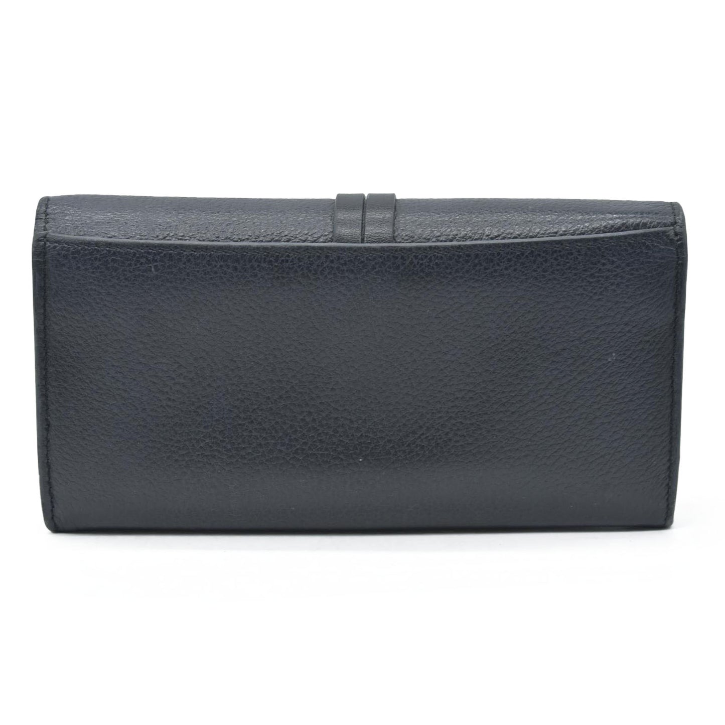 $495 Chloe Alphabet Leather Bifold Long Wallet
