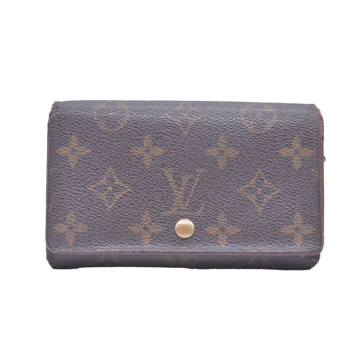 $560 1994 Louis Vuitton Monogram Porte Monnaie Billets Tresor Bifold Wallet MI0944 CONSIGNMENT