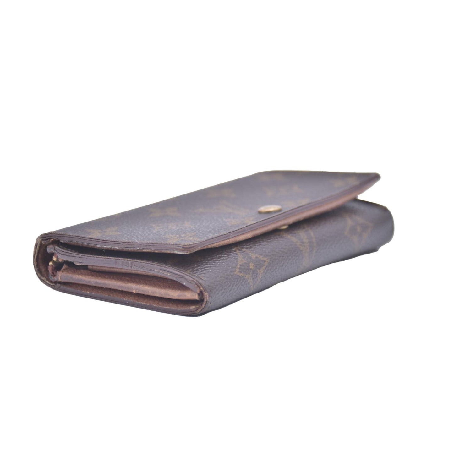 $560 1994 Louis Vuitton Monogram Porte Monnaie Billets Tresor Bifold Wallet MI0944 CONSIGNMENT