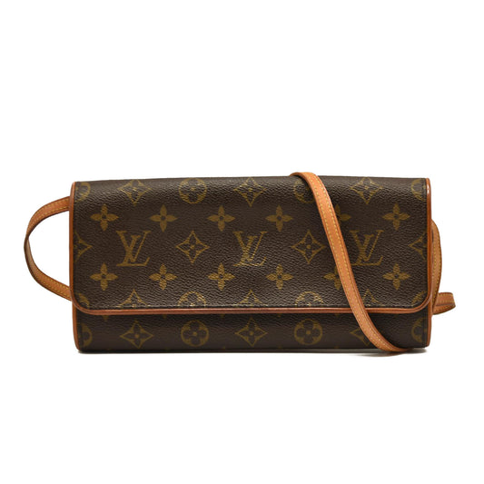 LOUIS VUITTON Monogram Pochette Twin GM FL0062