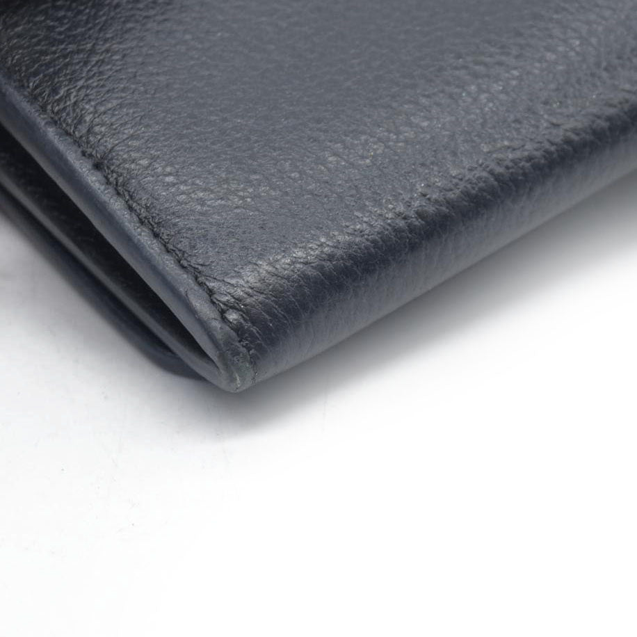 $495 Chloe Alphabet Leather Bifold Long Wallet