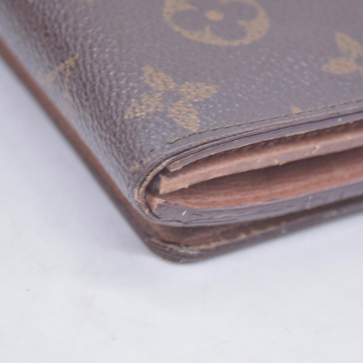 $560 1994 Louis Vuitton Monogram Porte Monnaie Billets Tresor Bifold Wallet MI0944 CONSIGNMENT