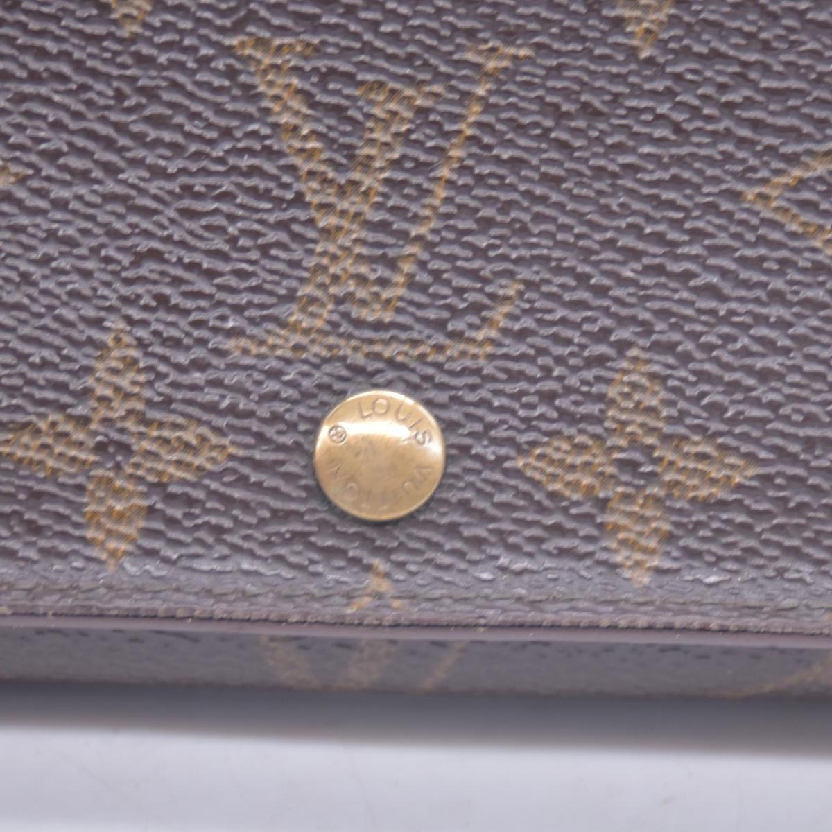 $560 1994 Louis Vuitton Monogram Porte Monnaie Billets Tresor Bifold Wallet MI0944 CONSIGNMENT