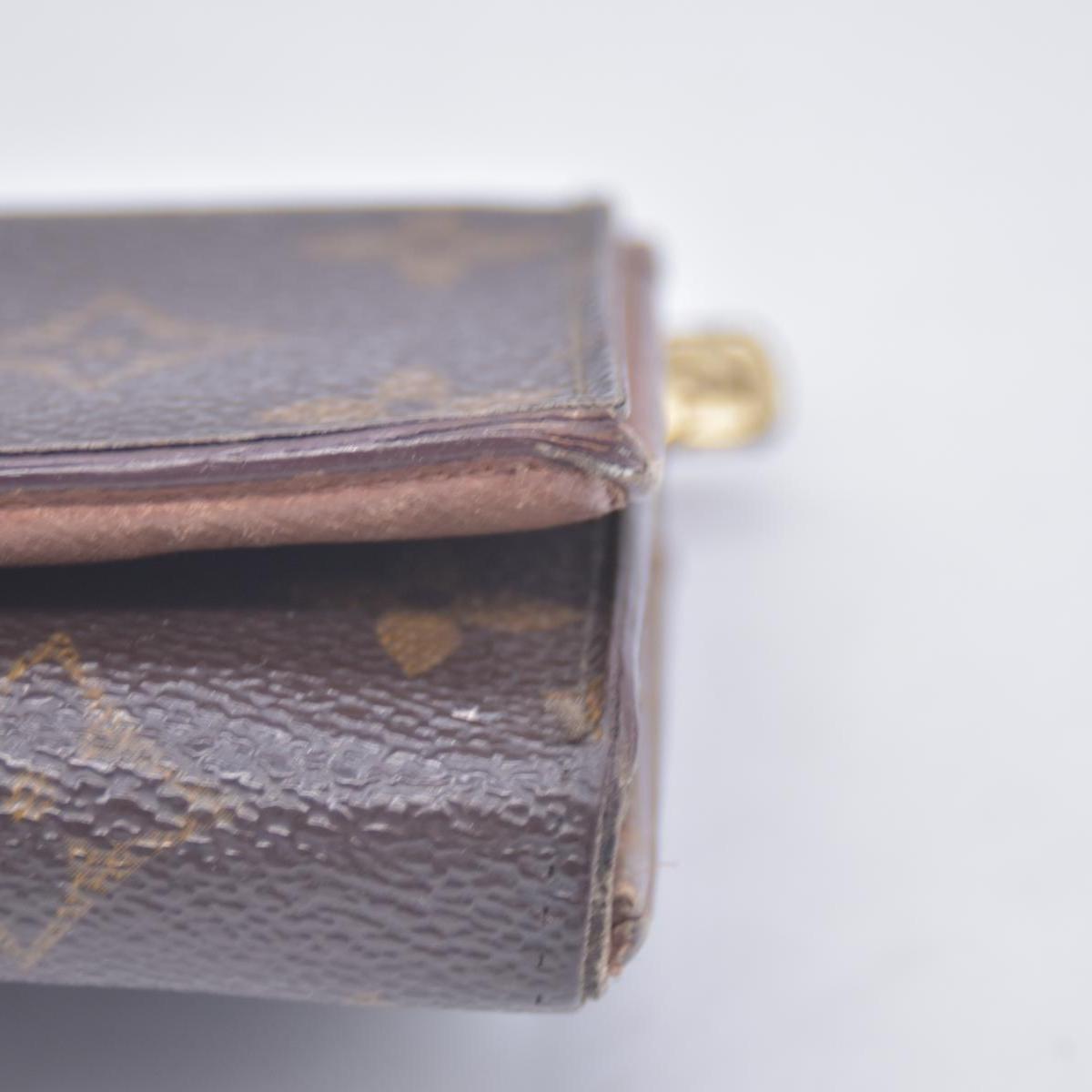 $560 1994 Louis Vuitton Monogram Porte Monnaie Billets Tresor Bifold Wallet MI0944 CONSIGNMENT