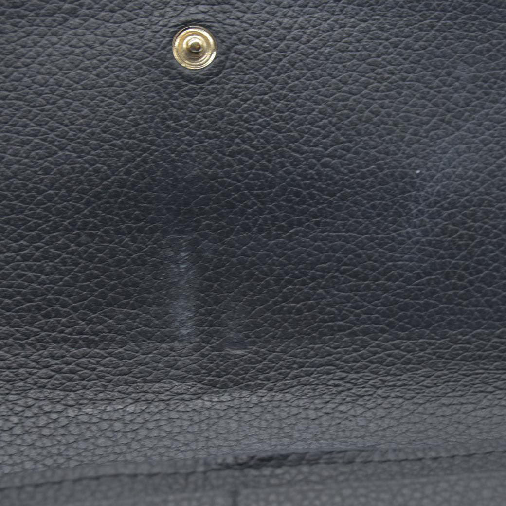 $495 Chloe Alphabet Leather Bifold Long Wallet