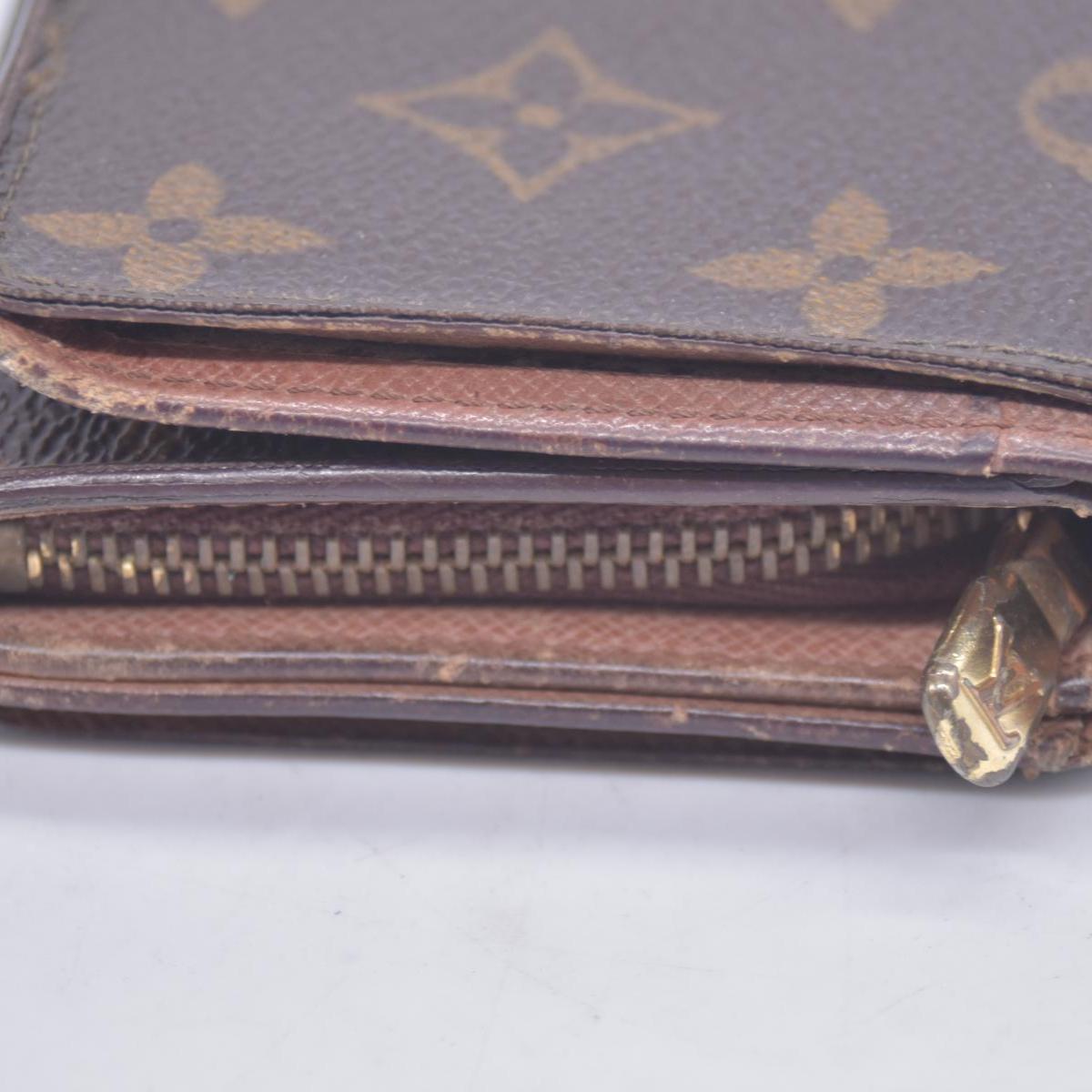 $560 1994 Louis Vuitton Monogram Porte Monnaie Billets Tresor Bifold Wallet MI0944 CONSIGNMENT
