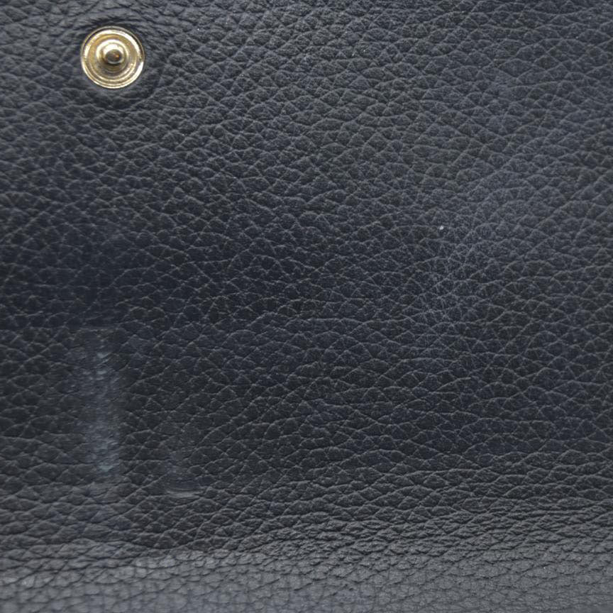 $495 Chloe Alphabet Leather Bifold Long Wallet