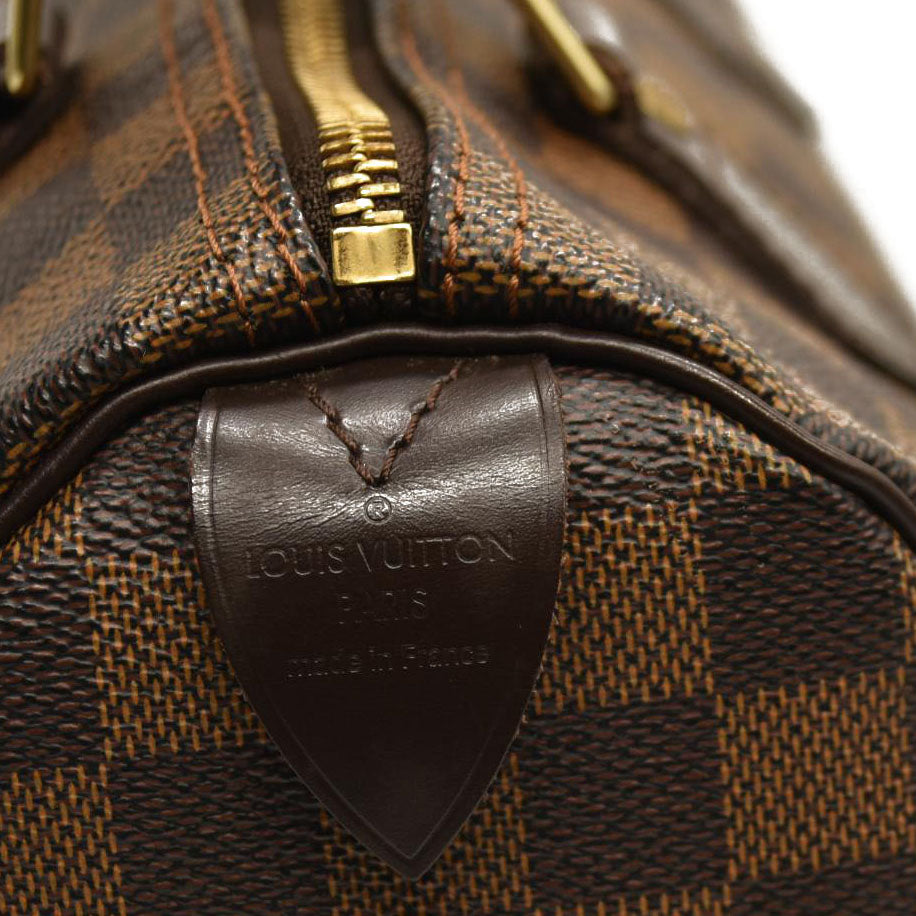 Louis Vuitton  Damier Ebene Speedy 25 SP0038