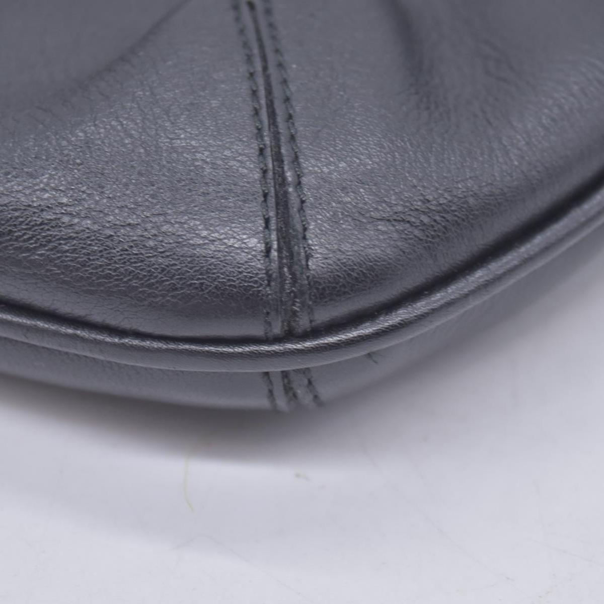 $980 SALVATORE FERRAGAMO Calfskin Gancini Flap Shoulder Bag Black CONSIGNMENT 10021226