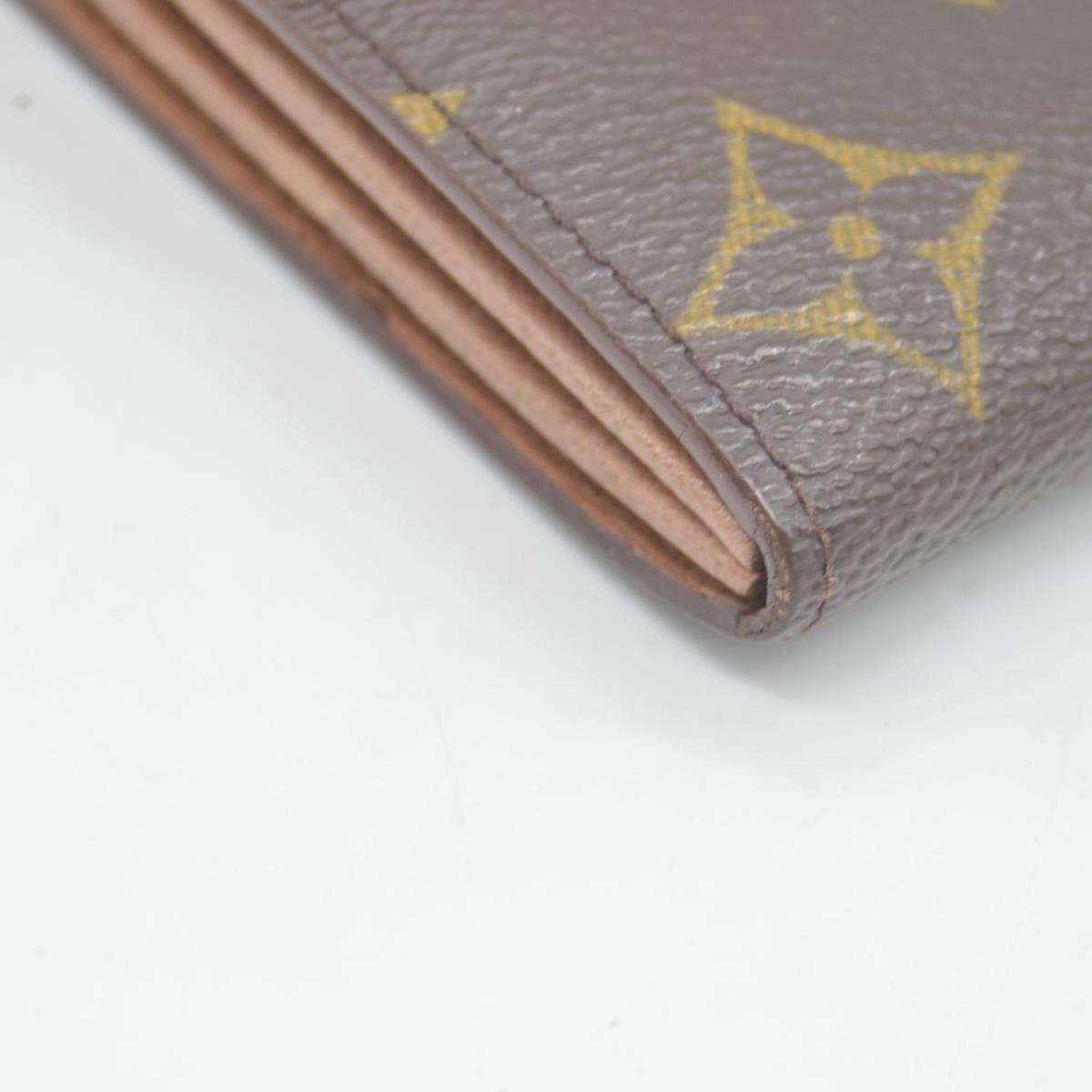 $725 1997 Louis Vuitton Monogram Porte Tresor International Wallet CONSIGNMENT CA0937