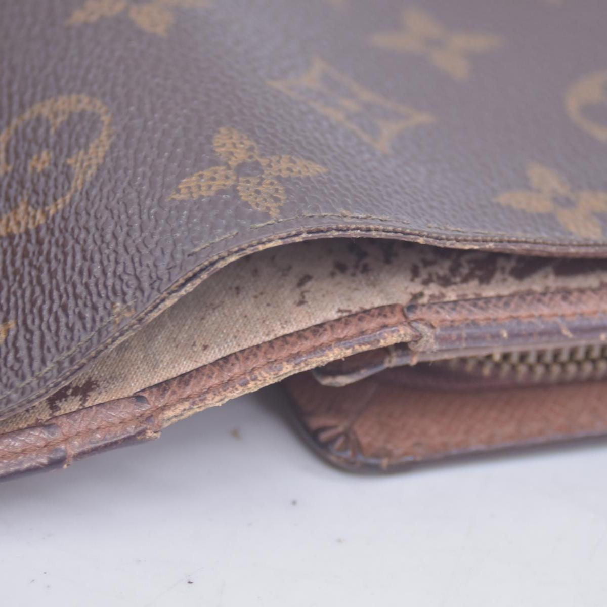 $560 1994 Louis Vuitton Monogram Porte Monnaie Billets Tresor Bifold Wallet MI0944 CONSIGNMENT