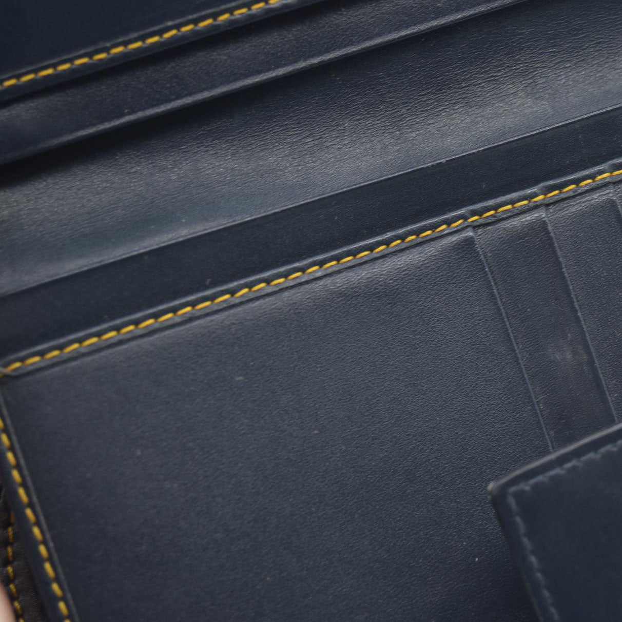 $680 Christian Dior Monogram Saddle Wallet Navy CONSIGNMENT