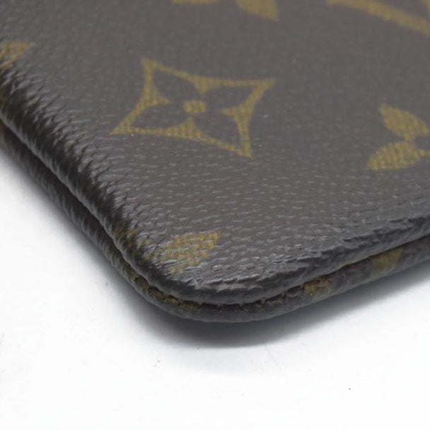 $345 LOUIS VUITTON Monogram Coin Purse Key Pochette Cles ET0910