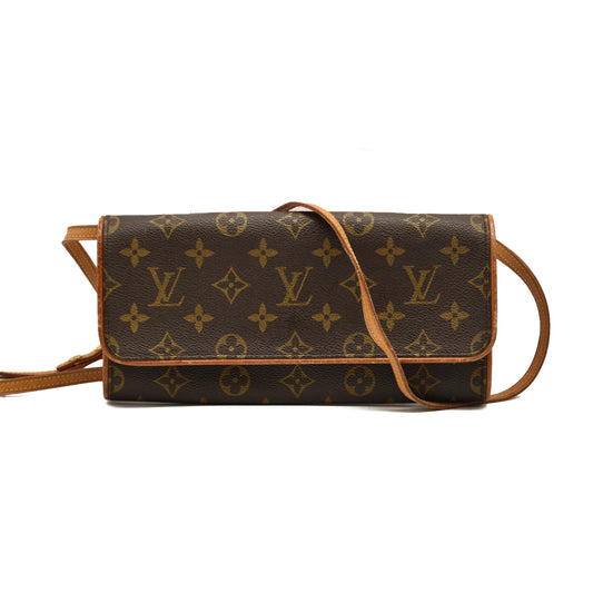 LOUIS VUITTON Monogram Pochette Twin GM CA0919