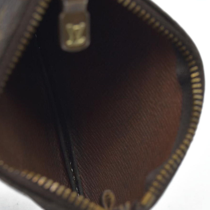 $345 LOUIS VUITTON Monogram Coin Purse Key Pochette Cles ET0910