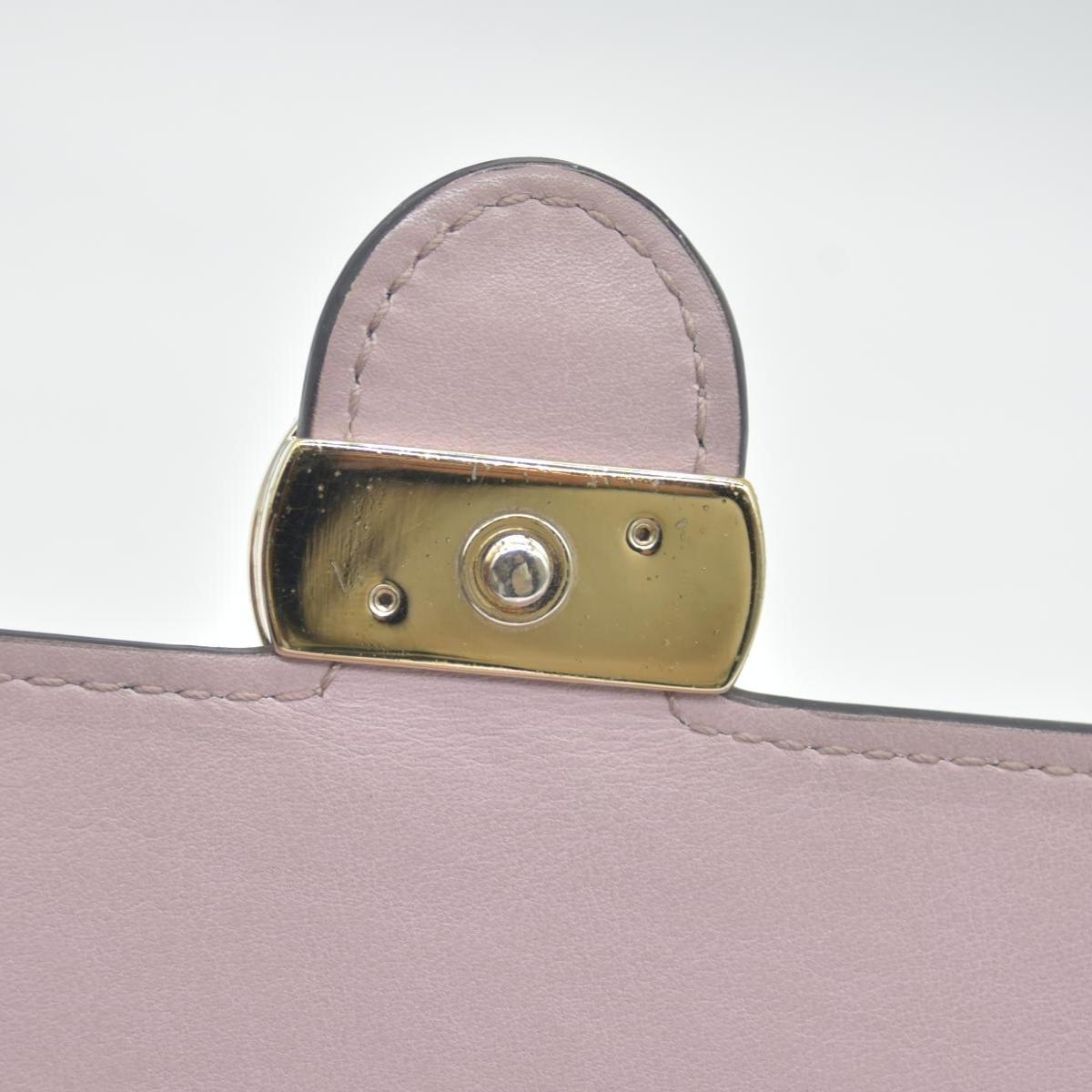 $680 GUCCI GG Interlocking Long Wallet Light Pink CONSIGNMENT