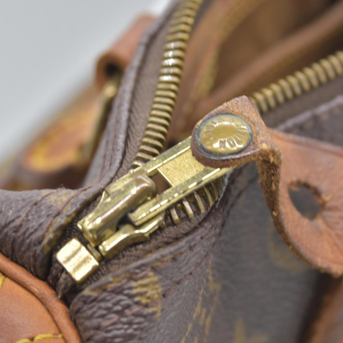 $1630 2000 Louis Vuitton LV Hand Bag Speedy 30 Brown Monogram TH0070