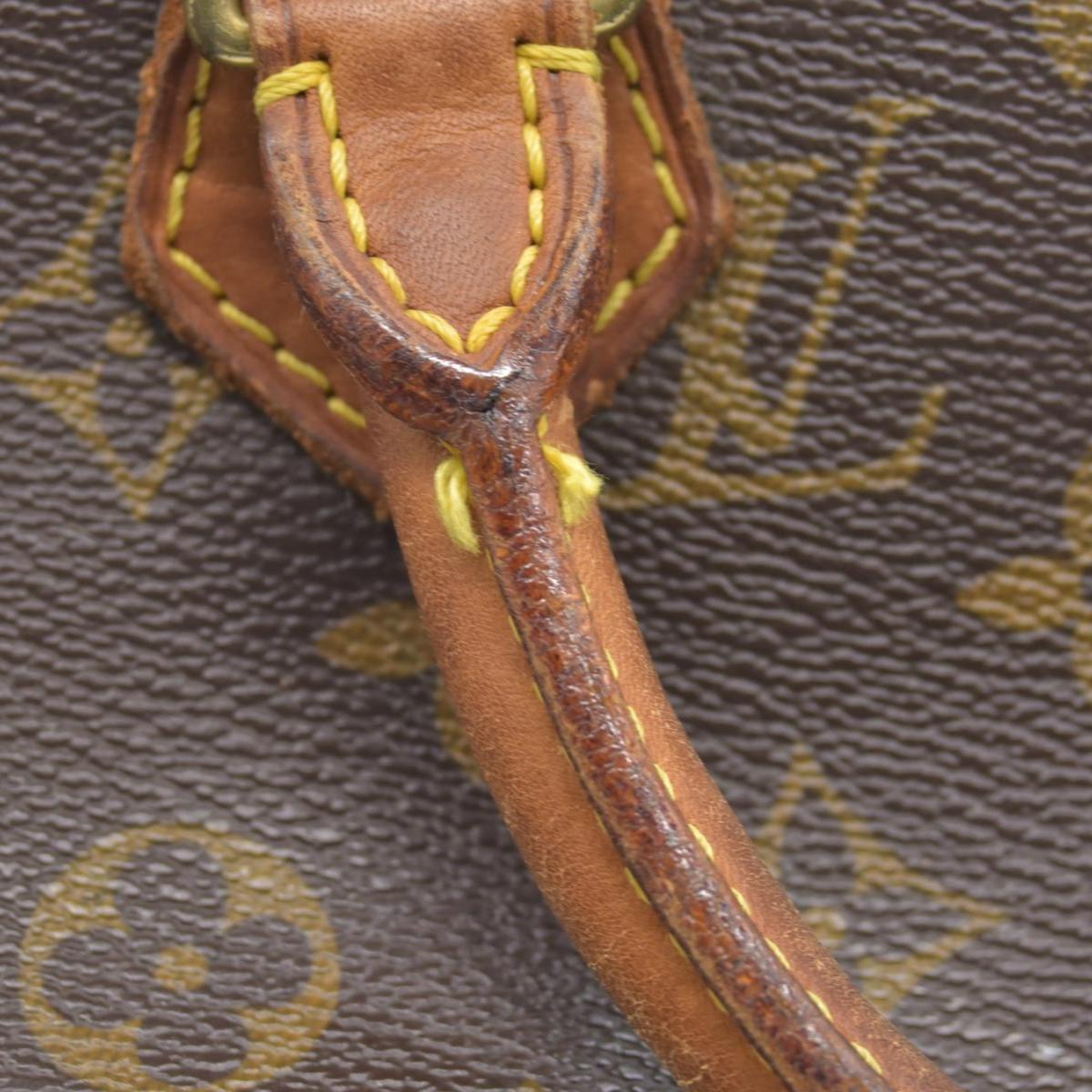 $1630 2000 Louis Vuitton LV Hand Bag Speedy 30 Brown Monogram TH0070