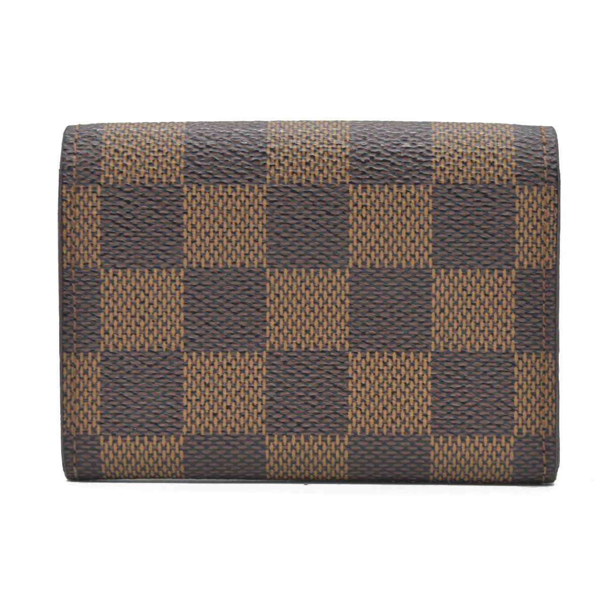 $345 Louis Vuitton Damier Ebene Pattern Coated Canvas Coin Pouch MI094 2004 CONSIGNMENT