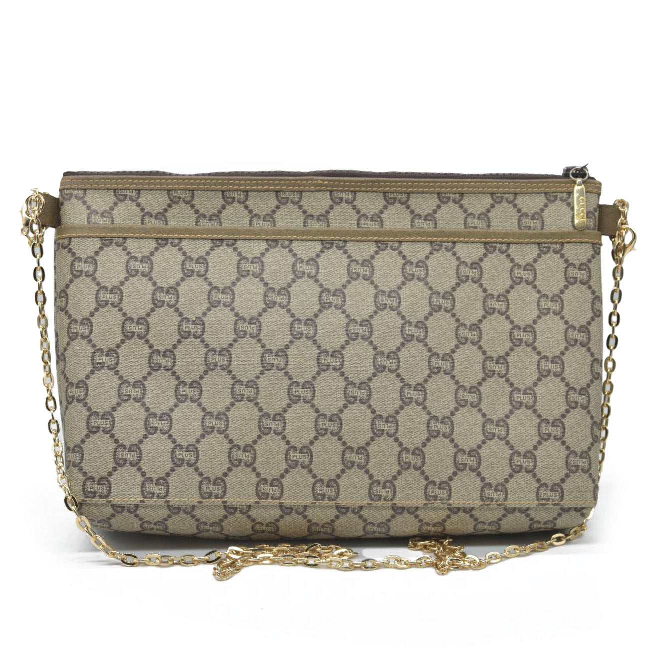 Gucci GG Gucci Plus PVC Leather Pouch Clutch Bag