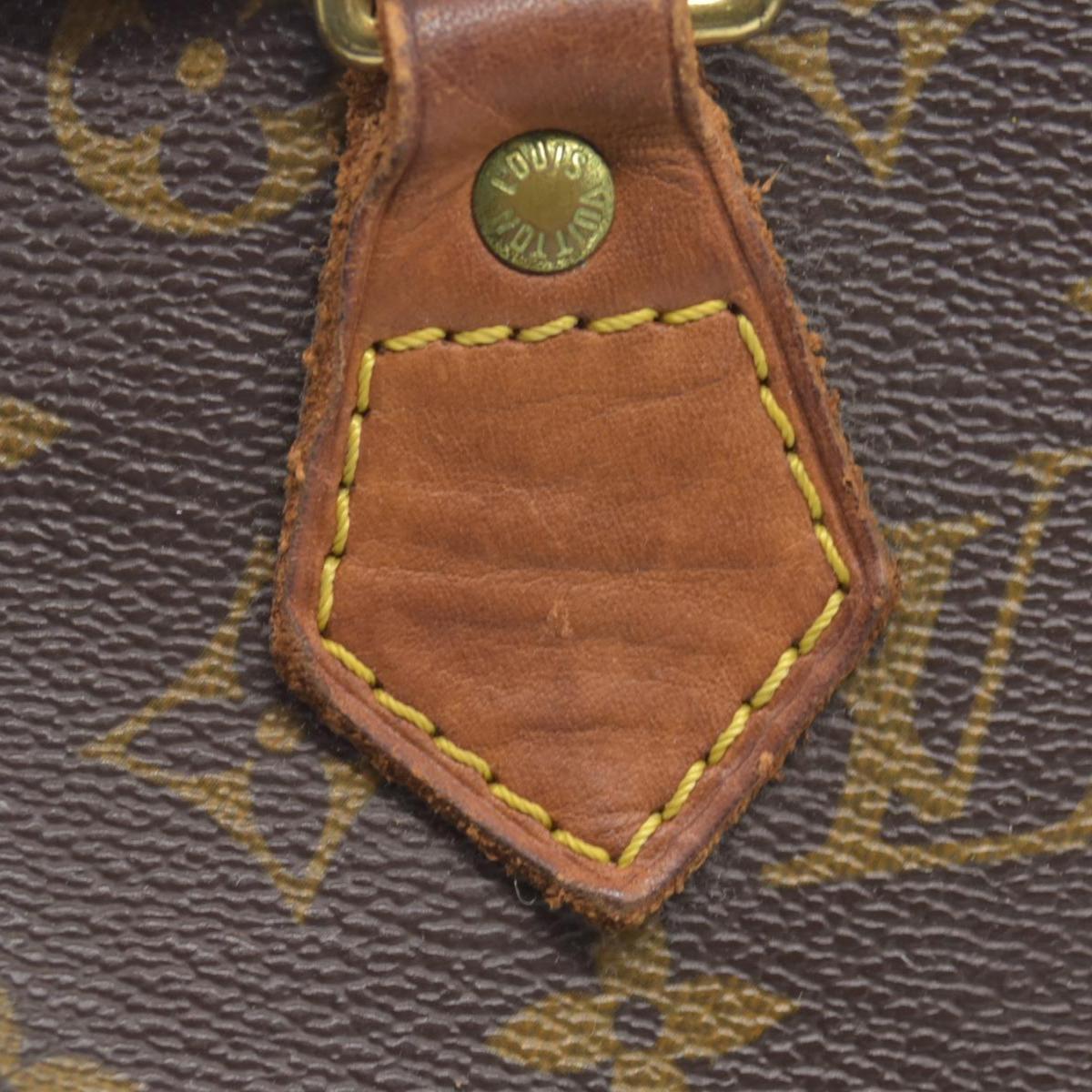 $1630 2000 Louis Vuitton LV Hand Bag Speedy 30 Brown Monogram TH0070