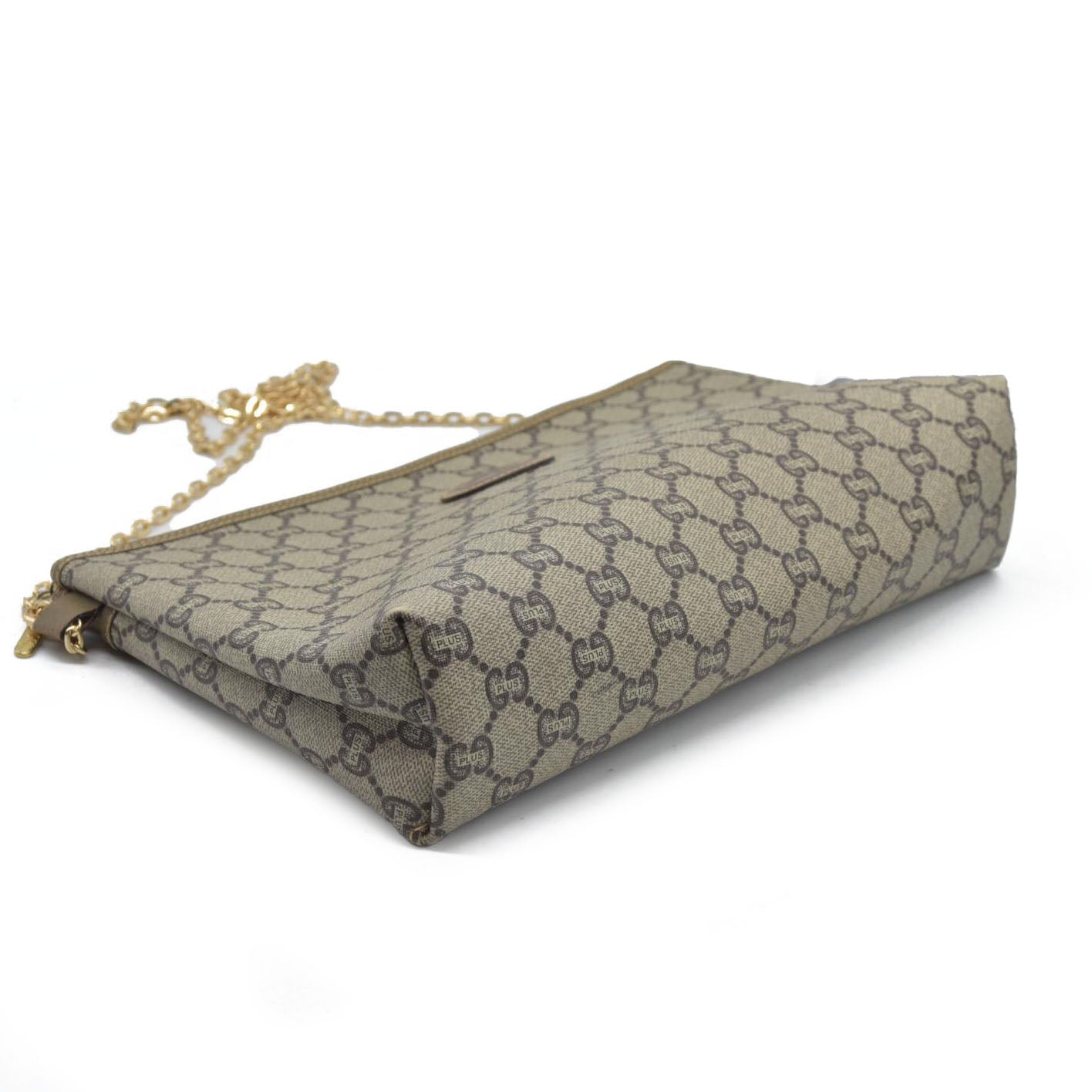 Gucci GG Gucci Plus PVC Leather Pouch Clutch Bag