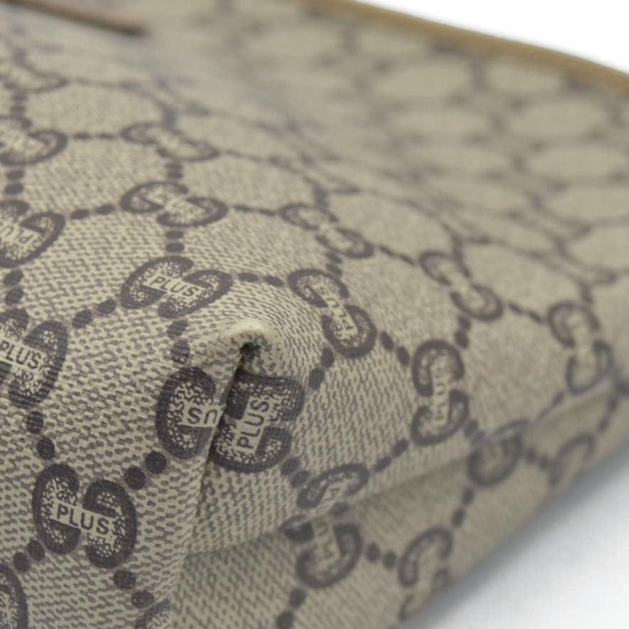 Gucci GG Gucci Plus PVC Leather Pouch Clutch Bag