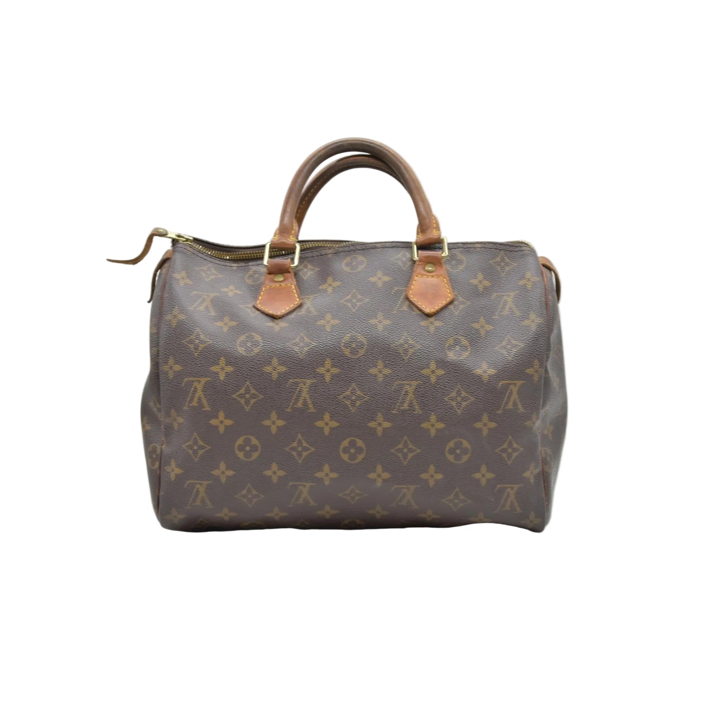 $1630 2000 Louis Vuitton LV Hand Bag Speedy 30 Brown Monogram TH0070