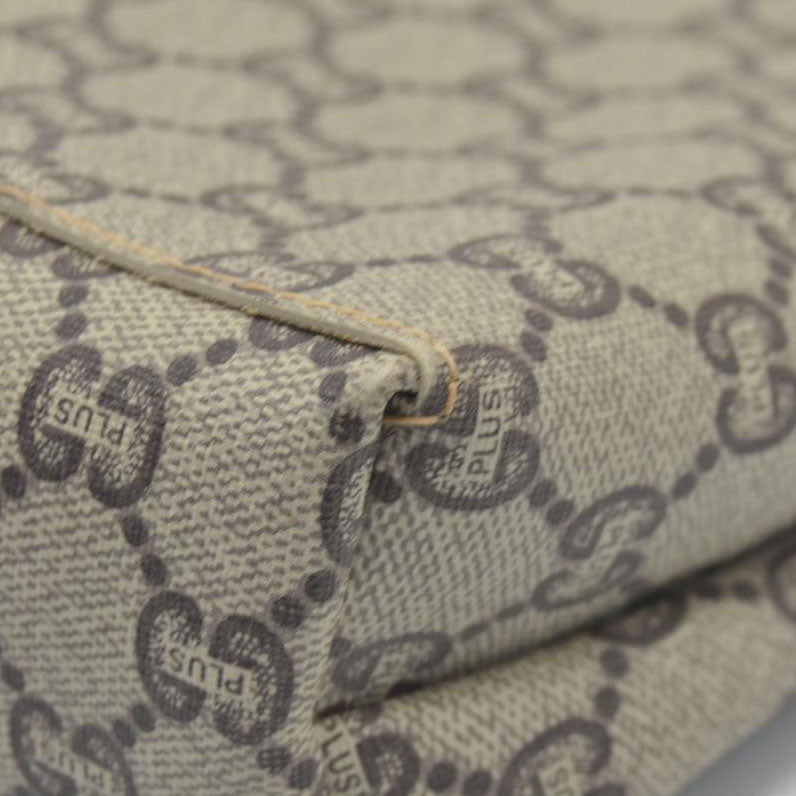 Gucci GG Gucci Plus PVC Leather Pouch Clutch Bag