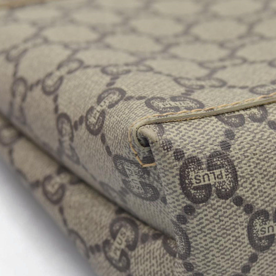 Gucci GG Gucci Plus PVC Leather Pouch Clutch Bag