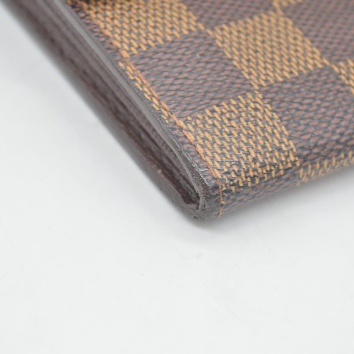 $775 2005 Louis Vuitton Damier Ebene Sarah Wallet CA0075 CONSIGNMENT