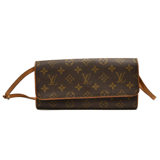 LOUIS VUITTON Monogram Pochette Twin GM FL0051