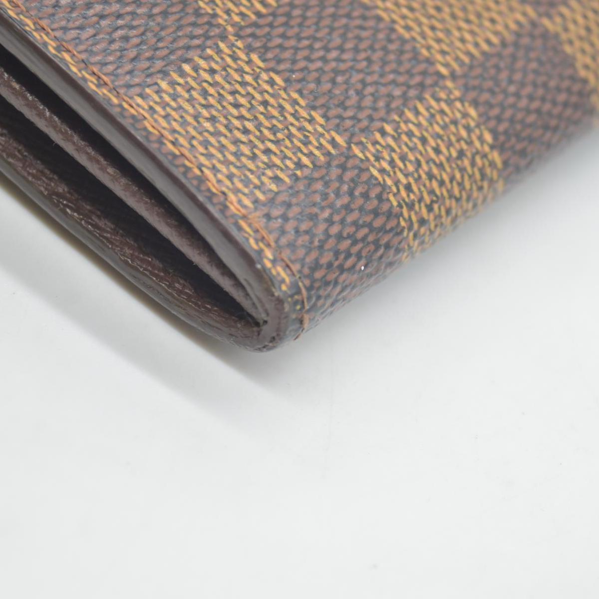 $775 2005 Louis Vuitton Damier Ebene Sarah Wallet CA0075 CONSIGNMENT