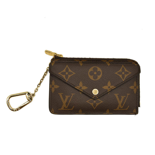 LOUIS VUITTON  Monogram Recto Verso Card Holder Black