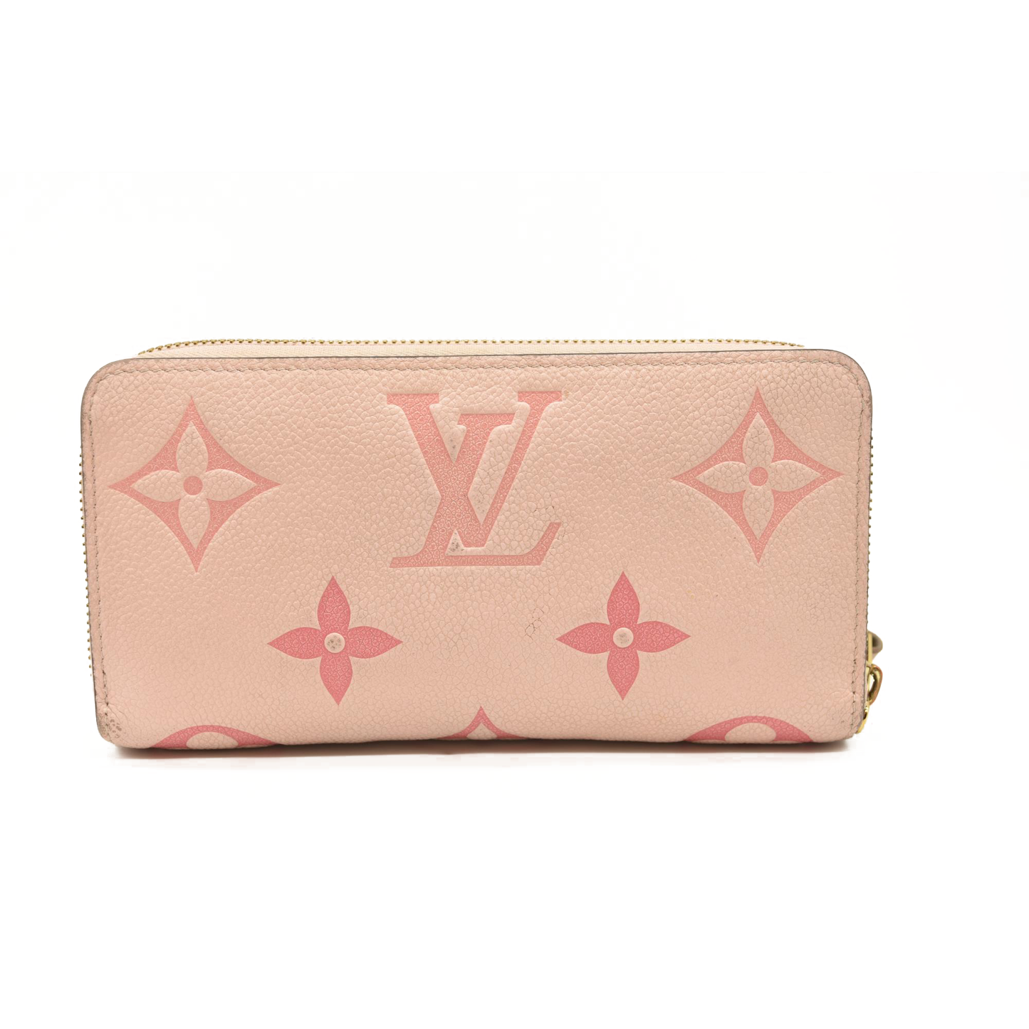 LOUIS VUITTON Empreinte Monogram Giant By The Pool Zippy Wallet Bouton De Rose