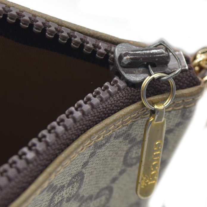 Gucci GG Gucci Plus PVC Leather Pouch Clutch Bag