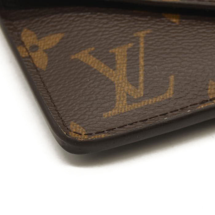 LOUIS VUITTON  Monogram Recto Verso Card Holder Black