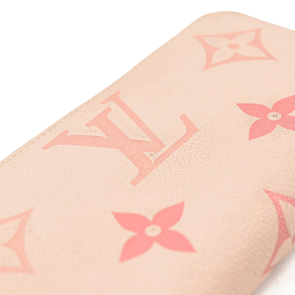 LOUIS VUITTON Empreinte Monogram Giant By The Pool Zippy Wallet Bouton De Rose