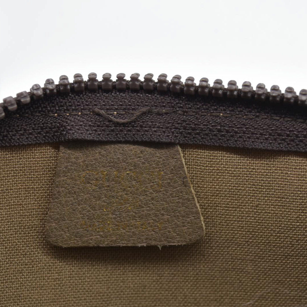 Gucci GG Gucci Plus PVC Leather Pouch Clutch Bag