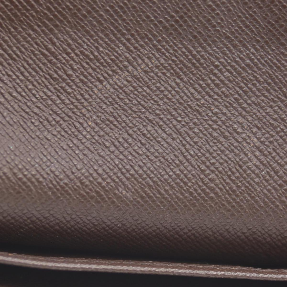 $775 2005 Louis Vuitton Damier Ebene Sarah Wallet CA0075 CONSIGNMENT